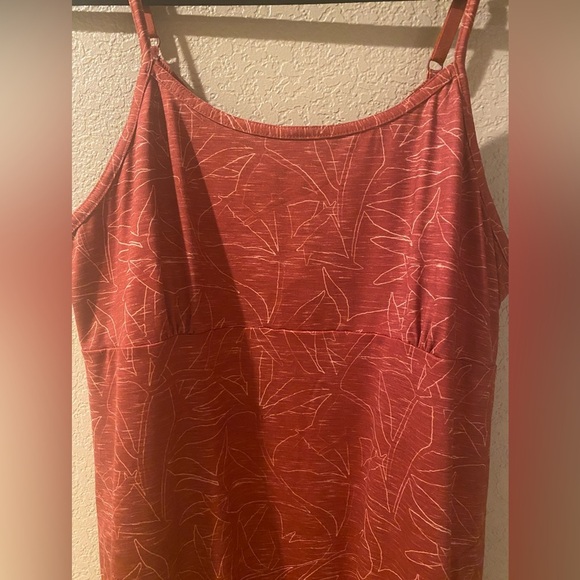 Prana Strappy Athletic Dress in Deep Rust - Picture 3 of 5